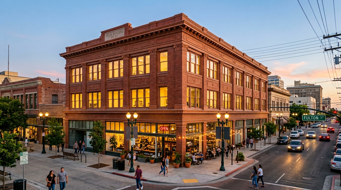 Adaptive reuse of a historic Downtown Fresno building